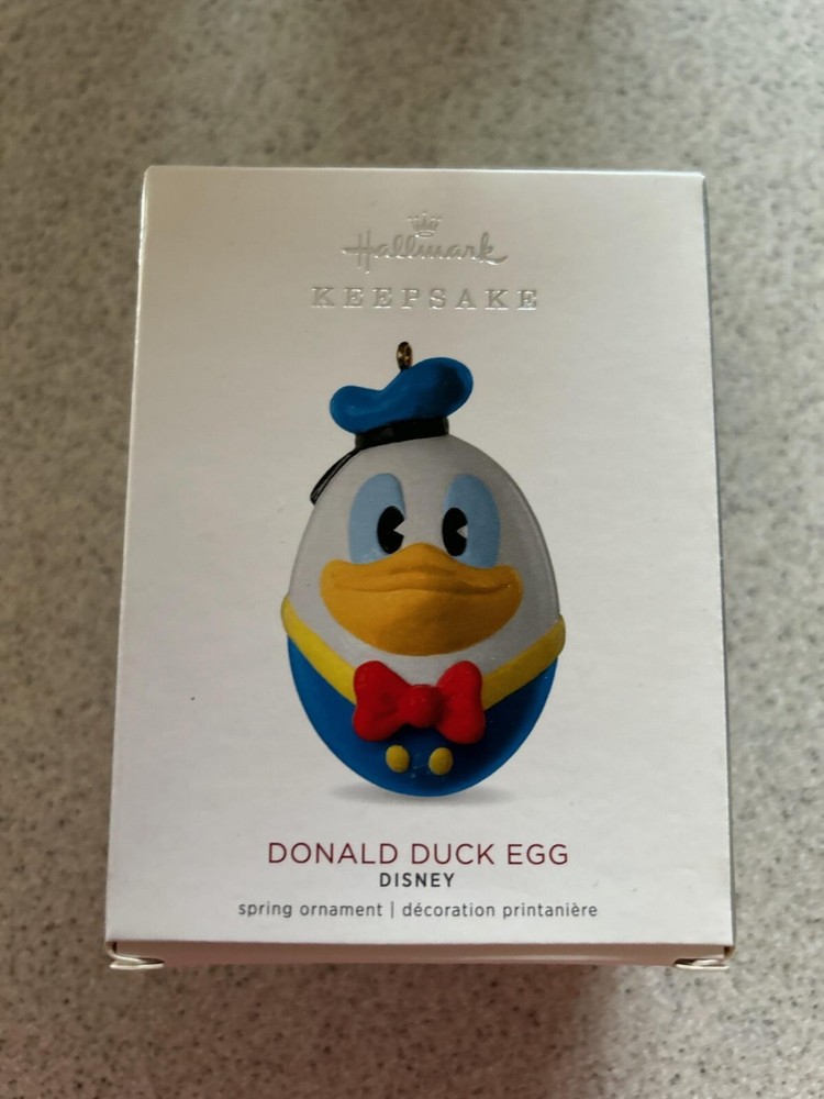 2018 Hallmark Keepsake Ornament Donald Duck Egg Easter 2017 B32