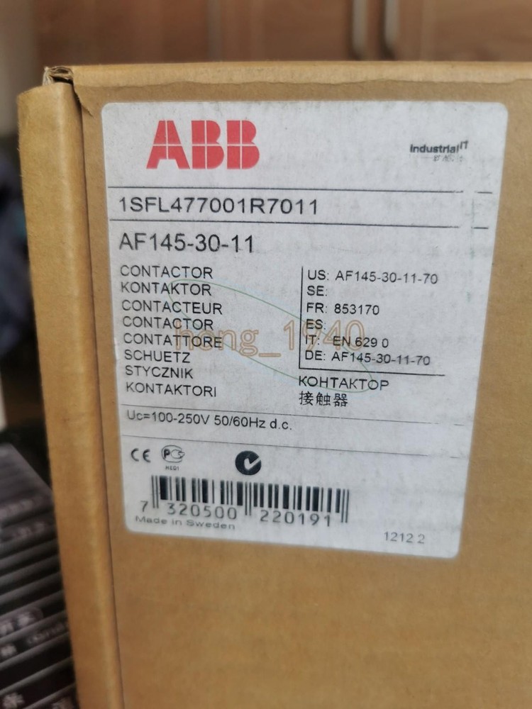 1PCS ABB contactor AF145-30-11 100-250V NEW