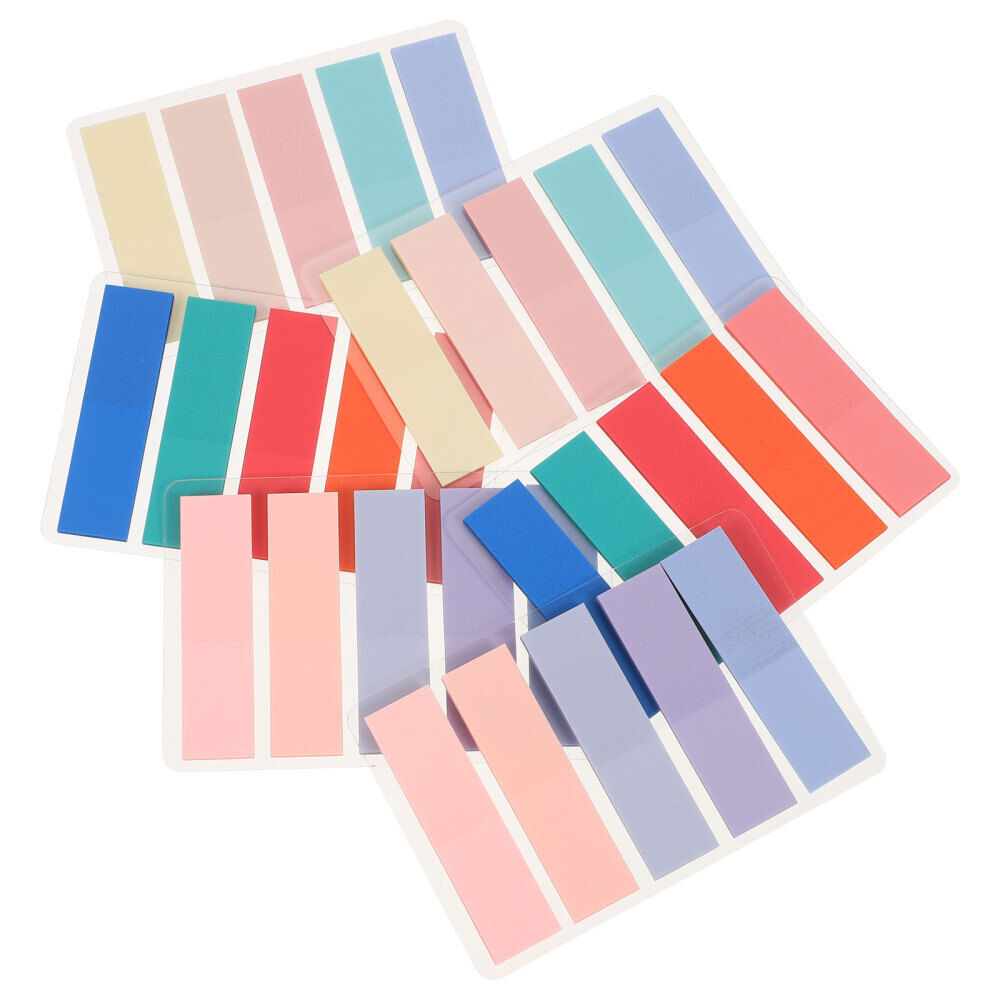 6 Sets Spacers for Bible Index Label Reminder Tabs Colorful