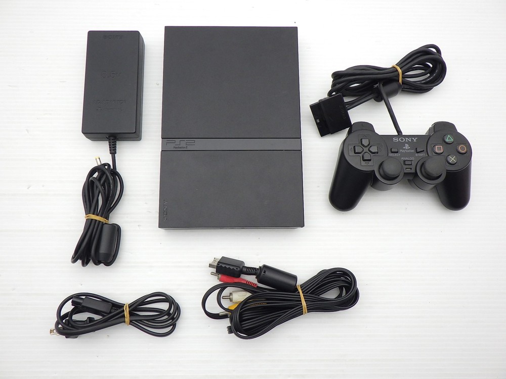 PlayStation 2 SCPH-79000 Charcoal Black Japanese Version Game Console 9000023355911