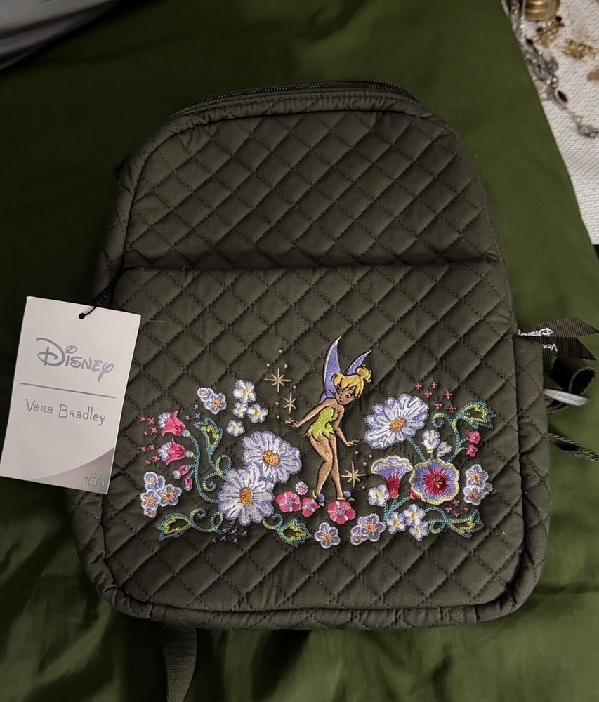 Vera Bradley Disney Tinker Bell Mini Backpack
