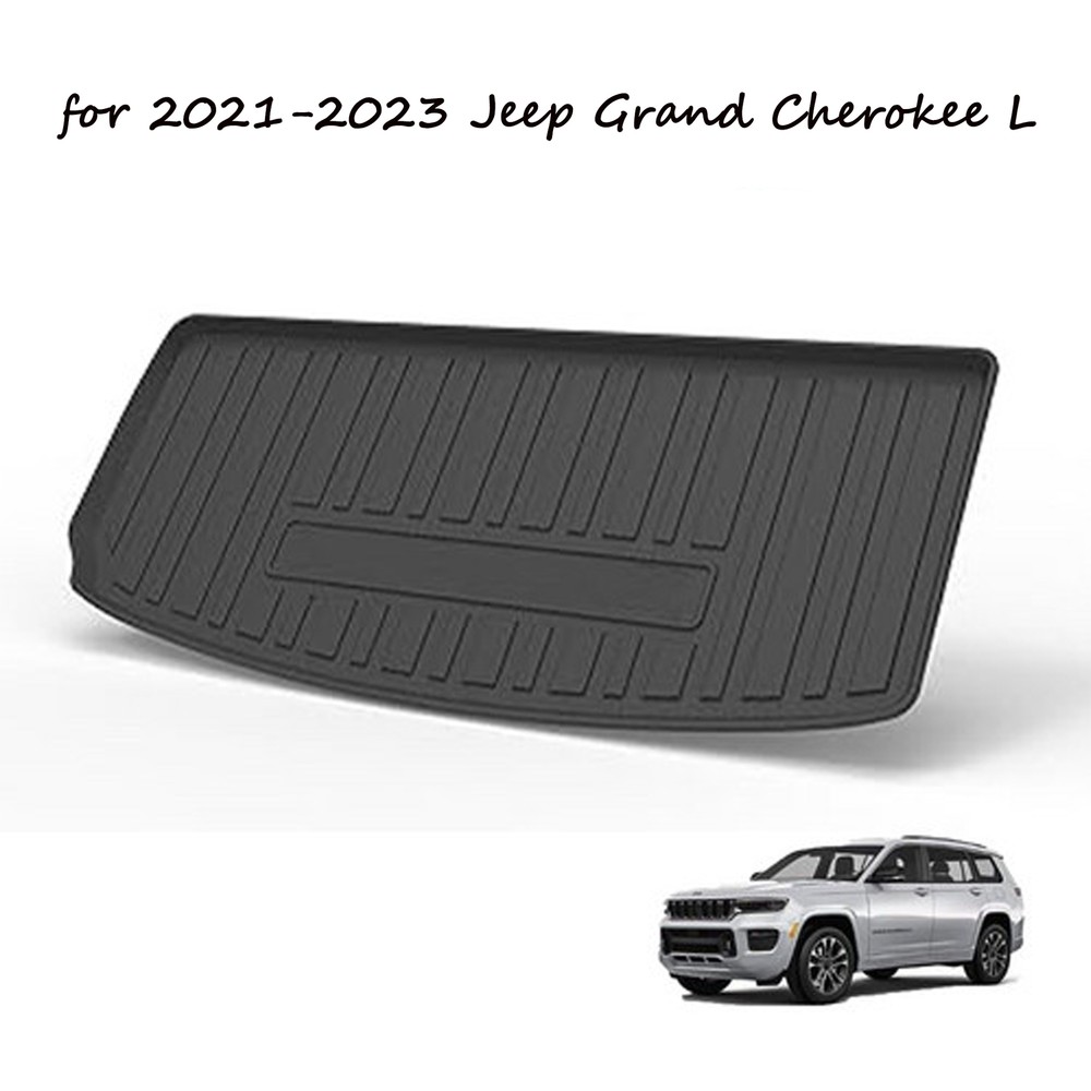 Black Cargo Trunk Liner Floor Cover Mat fit for Jeep Grand Cherokee L 2021-2023