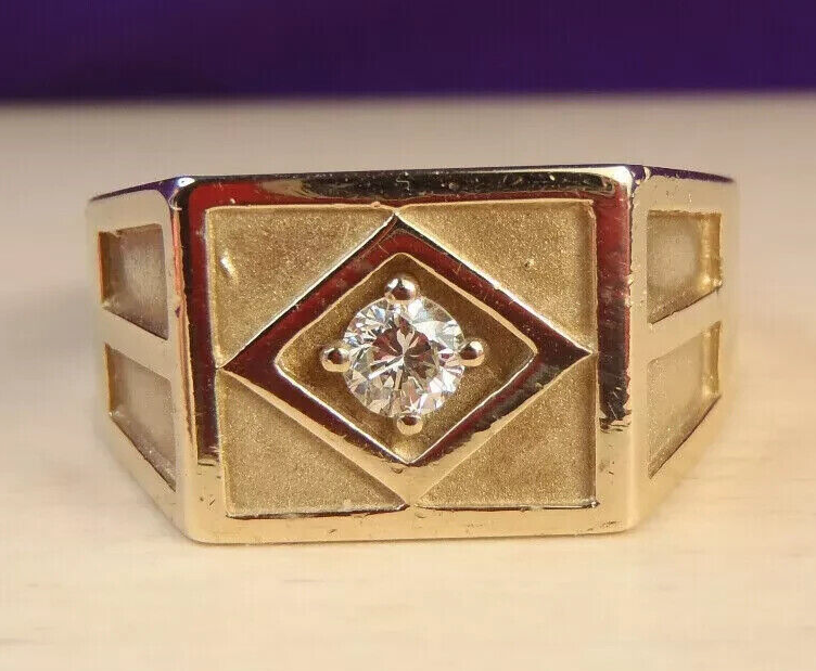 1.00Ct Round Certified Moissanite Pinky Band Engagement Ring 925 Sterling Silver