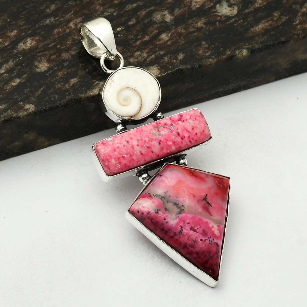 Dendrite Opal Shiva Eye Gemstone Handmade Pendant Jewelry Wedding Gift  AP-10936