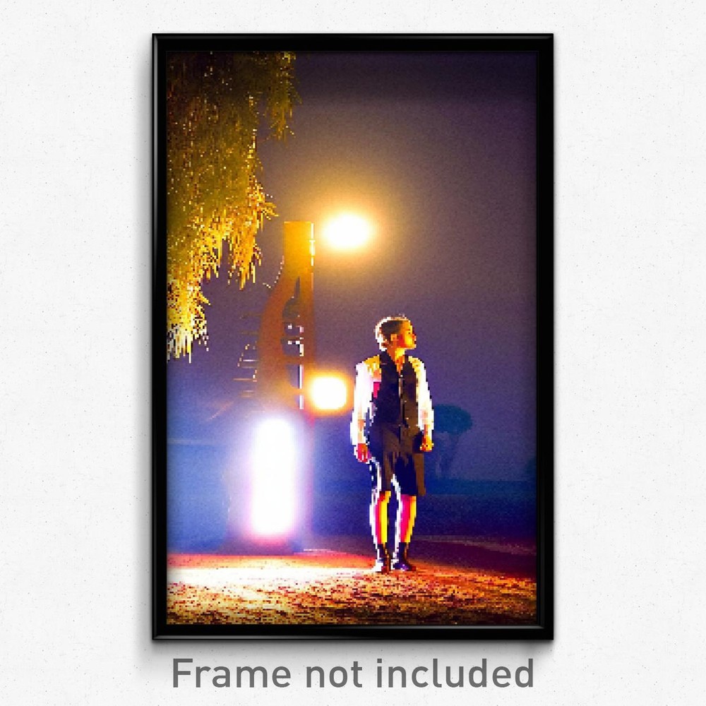 8 Bit Pixel Art Poster - Prestigious Outback Psychedelic Video Game Print