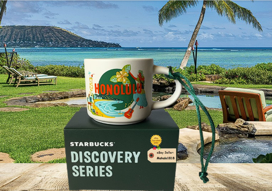 Starbucks 2024 Honolulu Hawaii Discovery Series 2oz Ornament 🌺