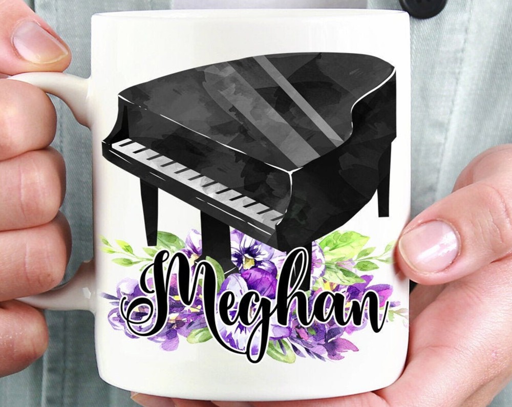 Piano Gifts Personalized Piano Mug Piano Teacher Gift