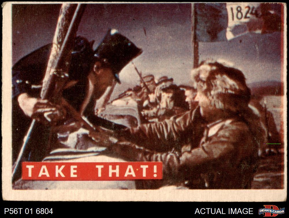 1956 Topps Davy Crockett Green Back #71 Take That!  1.5 - FAIR