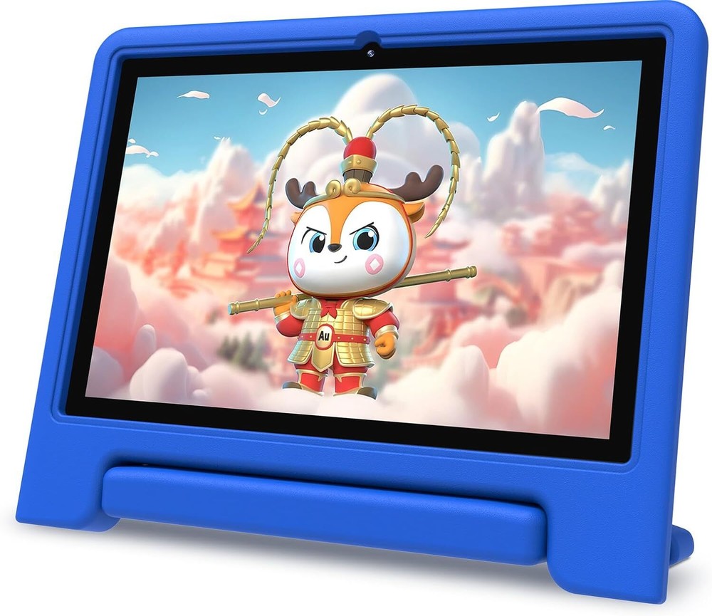 2024 Upgraded Kids Tablet, 10.1 Inch Android 14 Tablet for with Navy