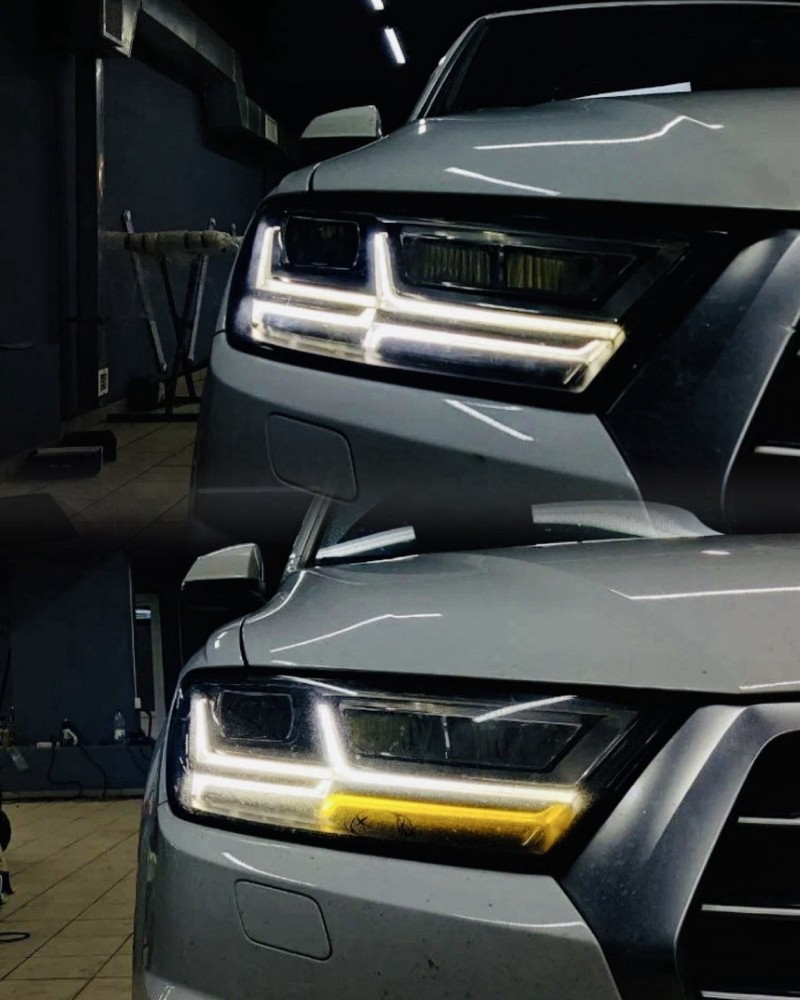 Headlight Repair&Restoration Service For Audi Q7  Full Led 2016,2017,2018,2019