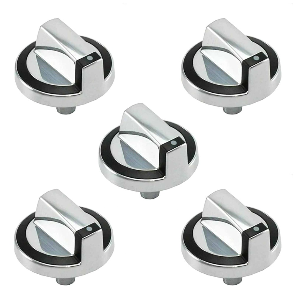 5Pcs W10284885 Stove Knob Replacement for Oven Burner Control Parts