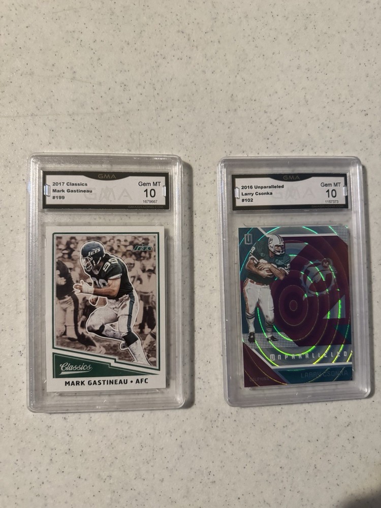 NFL GMA Graded Card Lot