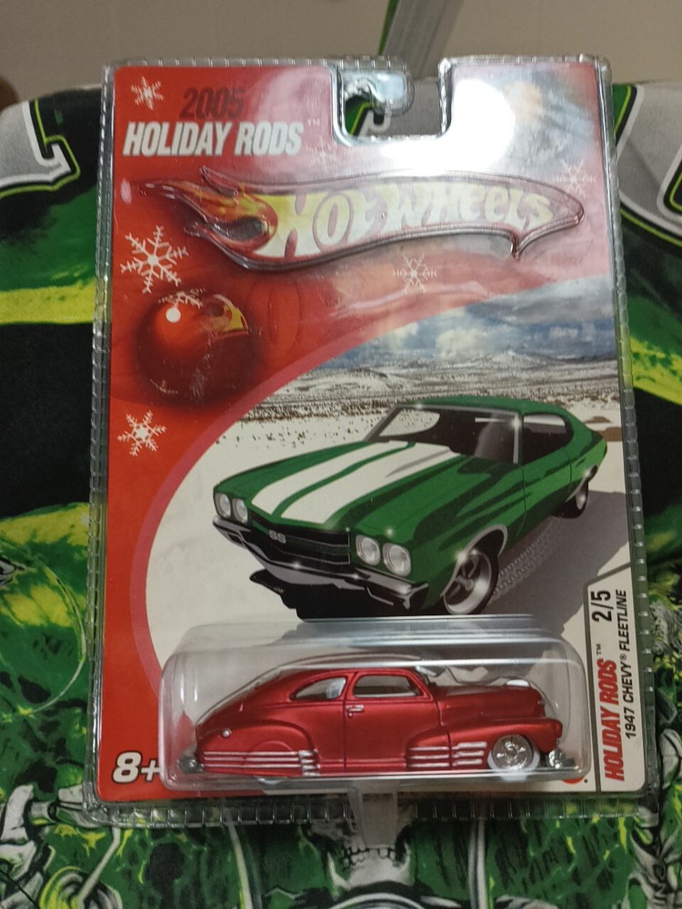 2005 Vintage Hot🔥Wheels/ Holiday Rods ( LE 2/5) '47 Chevy Fleetline In Red /RRW