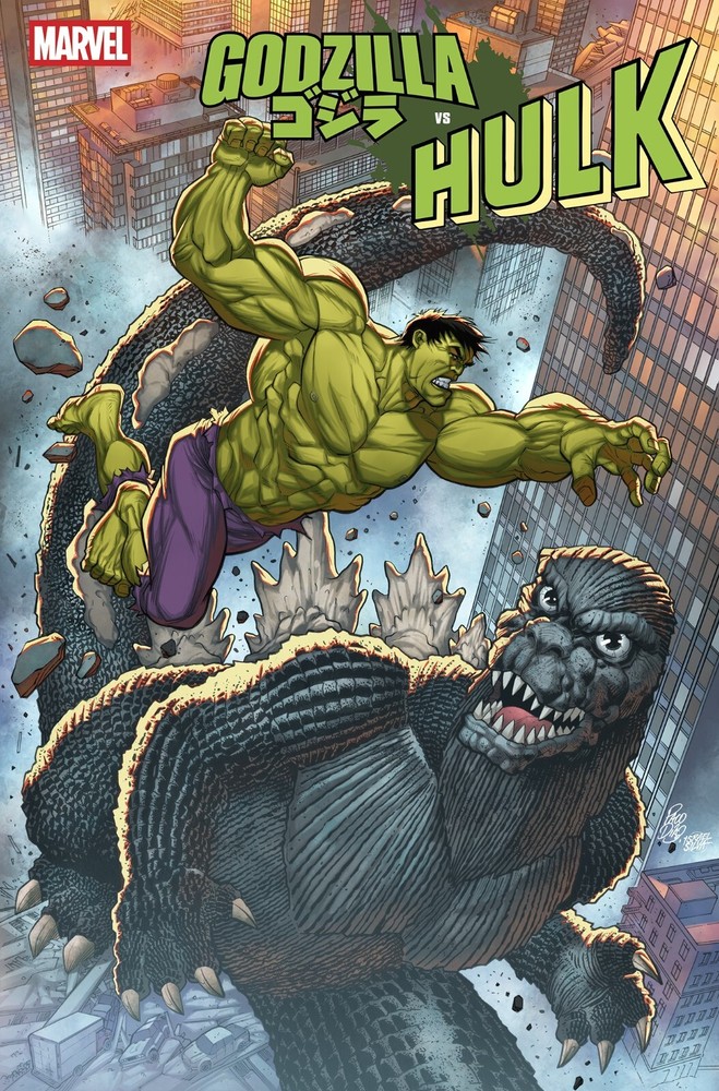 Godzilla Vs. Hulk #1 Paco Diaz Cover (Marvel Comics June 2025)