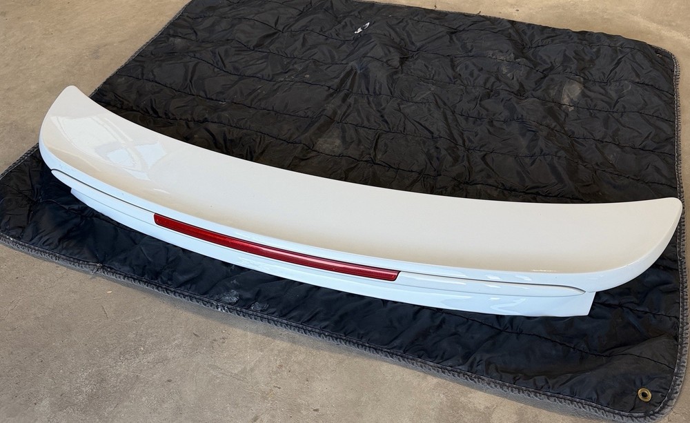 Porsche 911 Rear Active Aero Wing Assembly 991.504.227 OEM Tri-Coat White w/ PPF