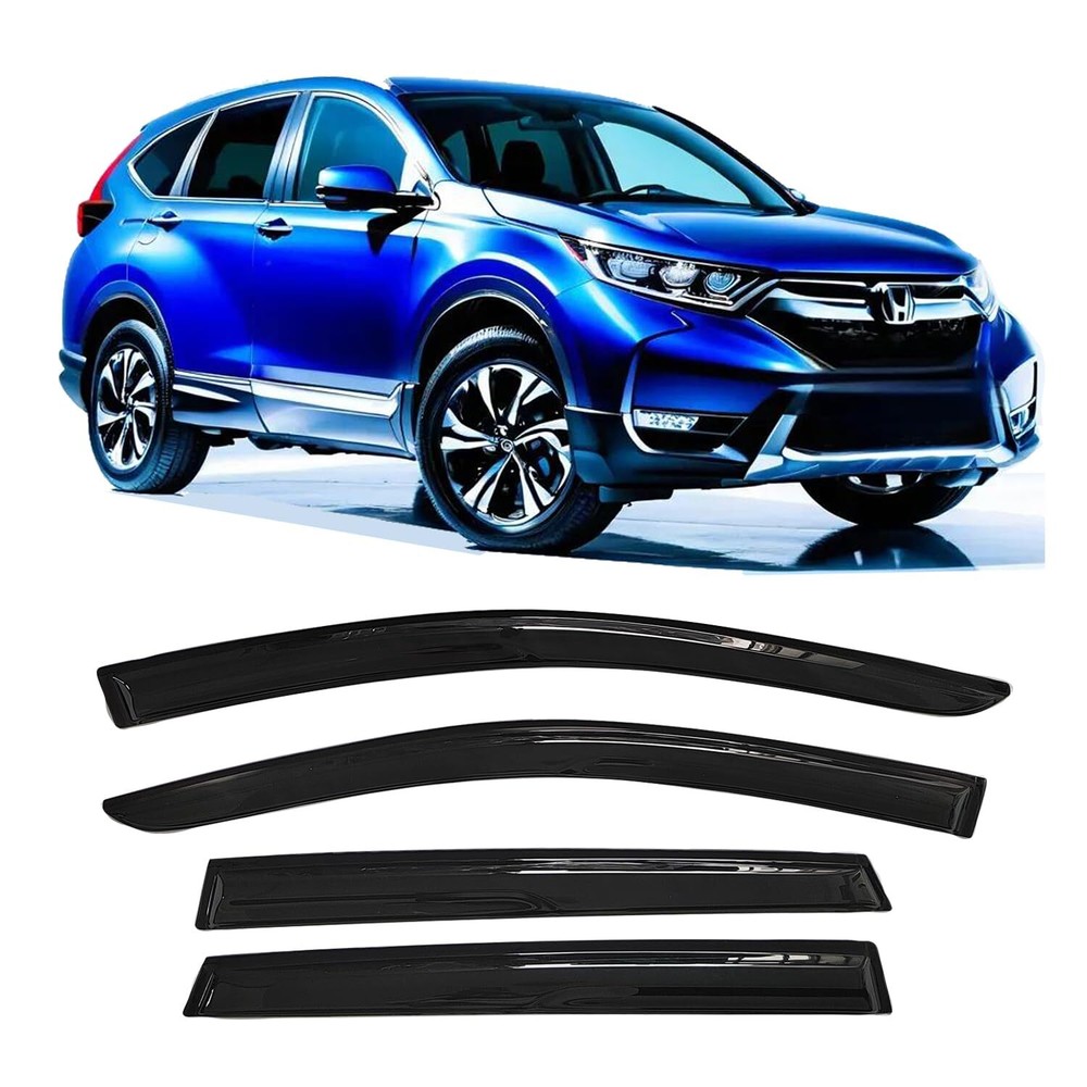 Window Visors Rain Guards for Honda CRV 2017-2022 Side Vent Window Deflectors...