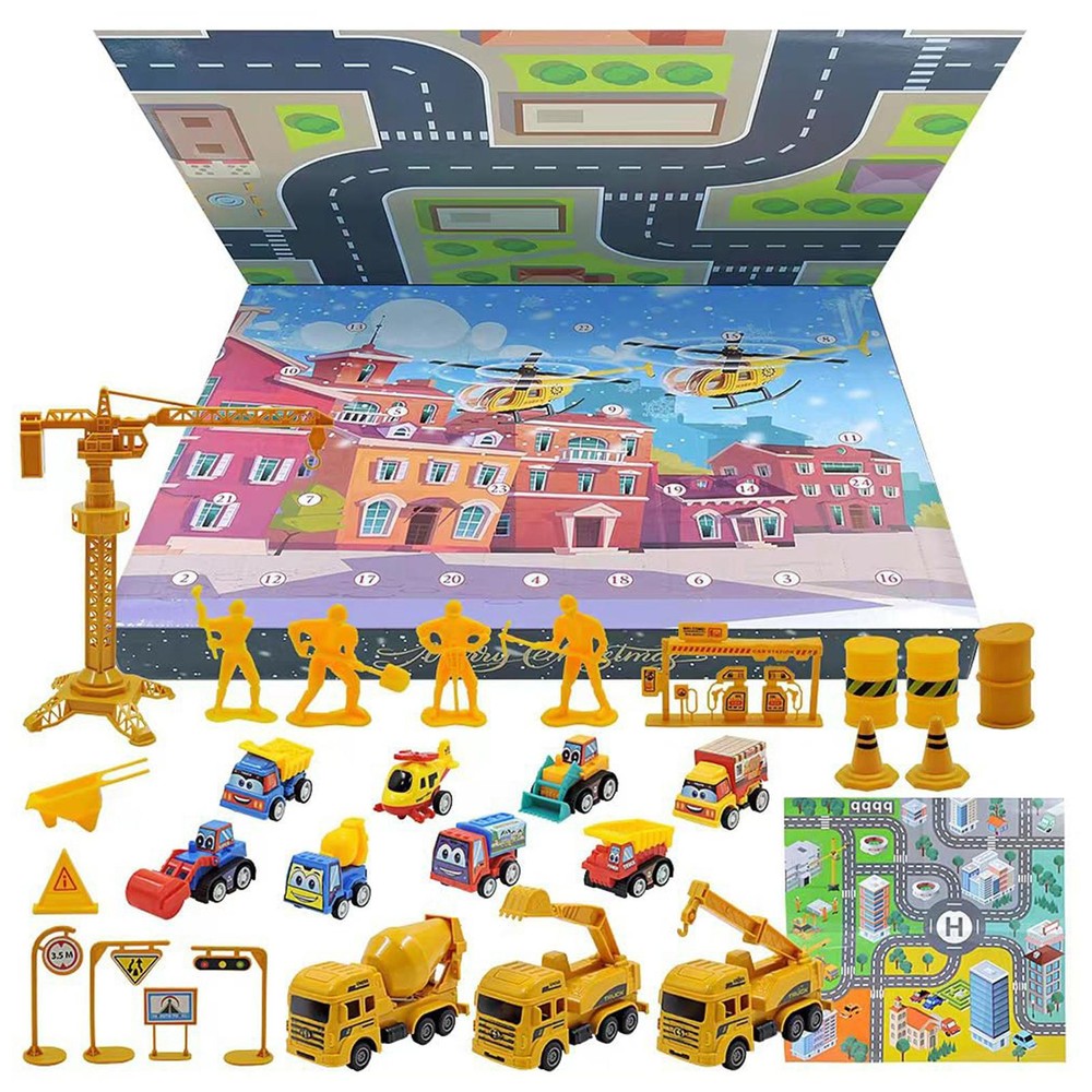 24 Day Countdown Truck Advent Calendar Christmas Advent Toys Christmas top sale-image