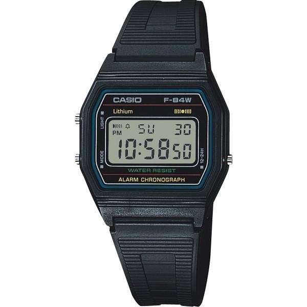 CASIO (Casio) Wristwatch Casio Collection F 84W 1QJH Men s Black