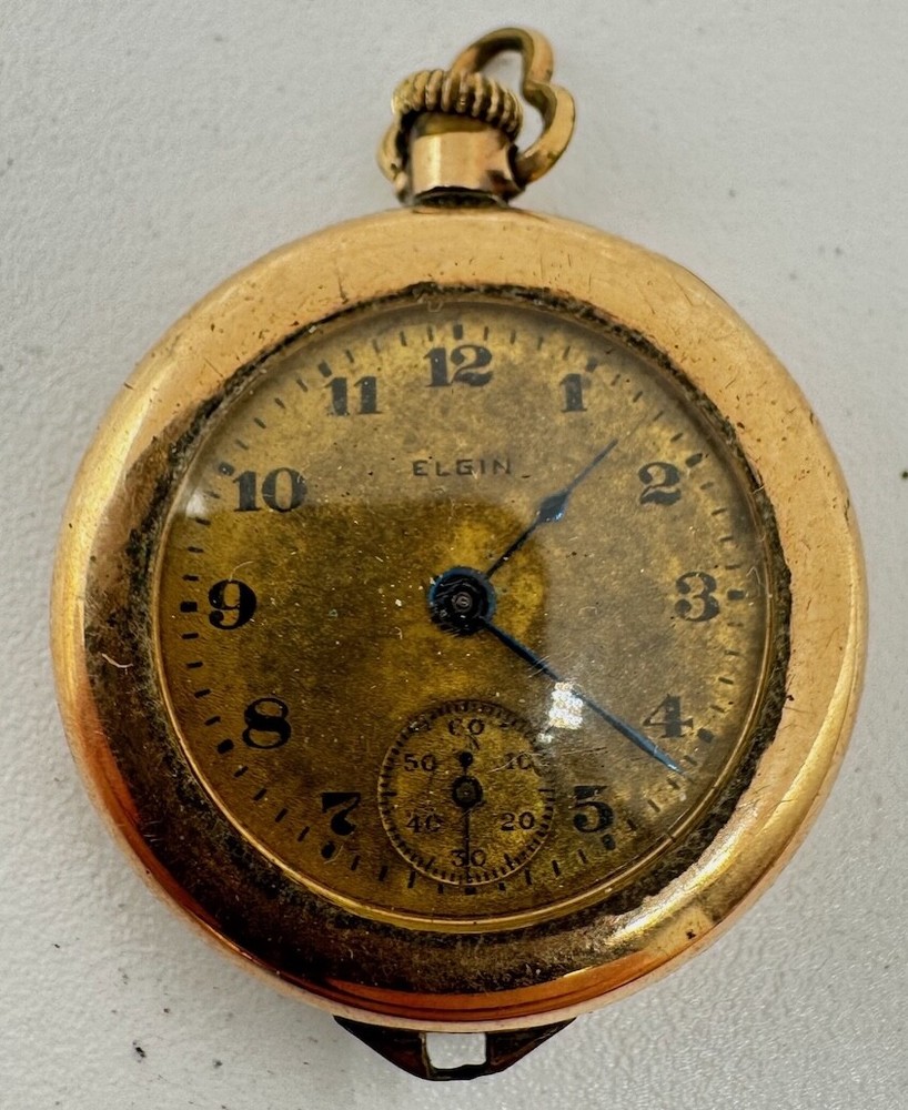 Vintage Elgin 432 Gold Filled Ladies Mechanical Conversion Wristwatch