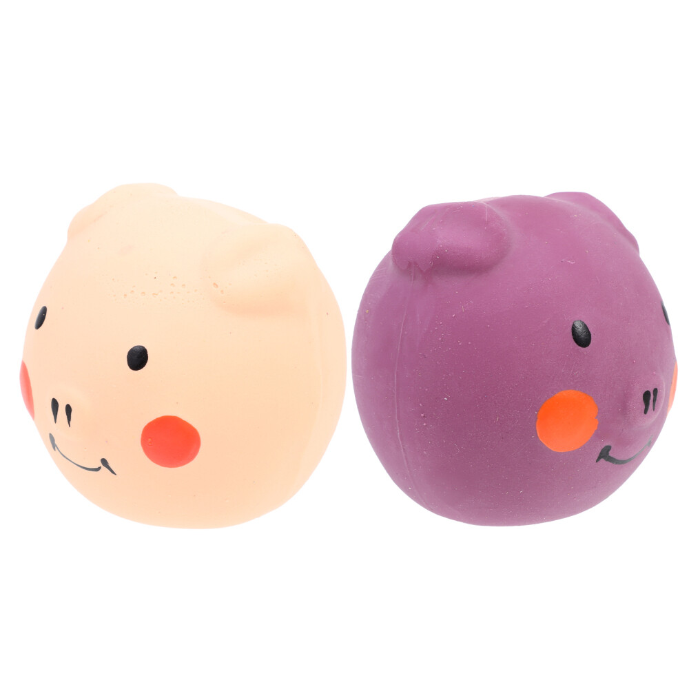 2 Pcs Pet Vocalizing Plaything Dog Toy Puppy Teething Travel