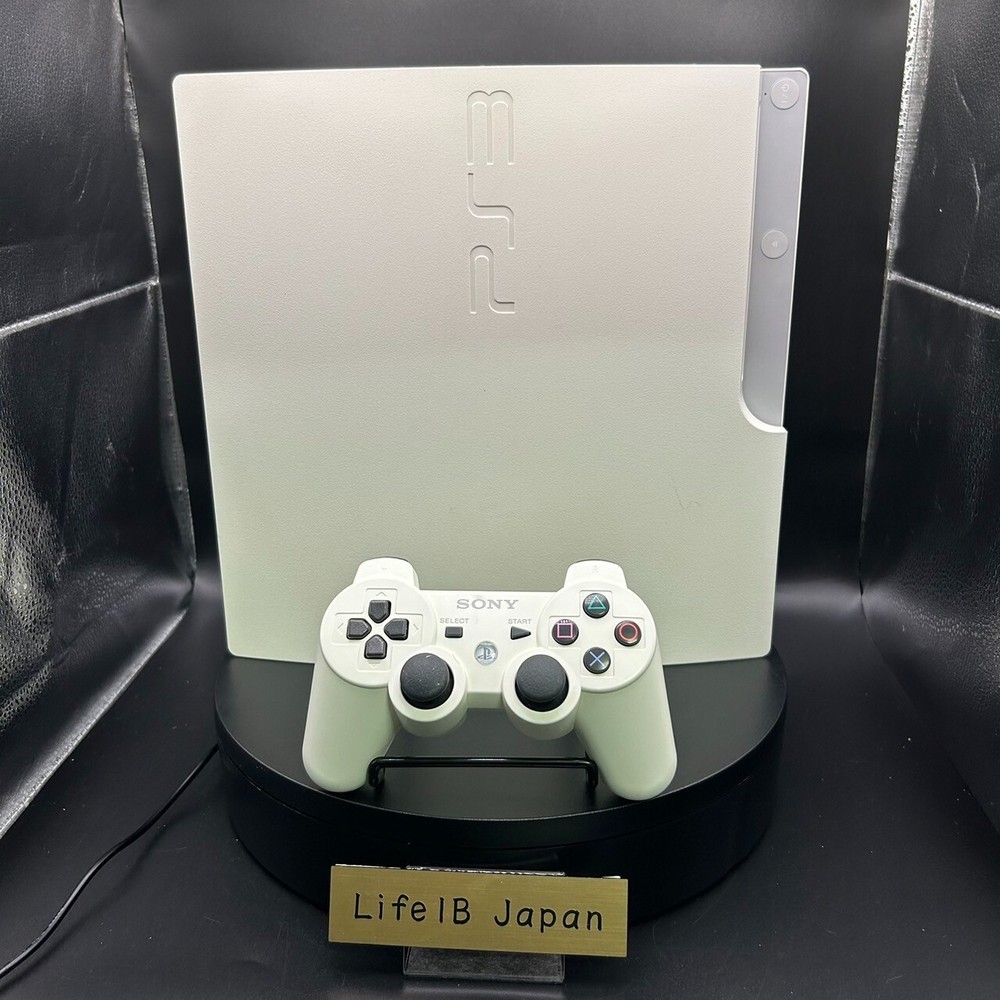 SONY PlayStation 3 PS3 CECH-3000A Classic White 160GB Console w/Controller Set