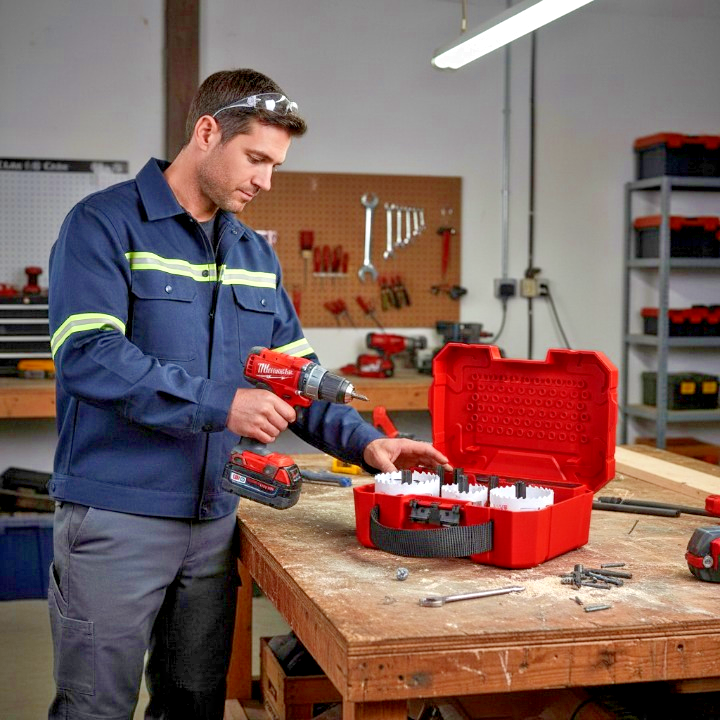 🛠️ Milwaukee Hole Dozer Bi-Metal Hole Saw Kit – 8-Piece Set 🔩