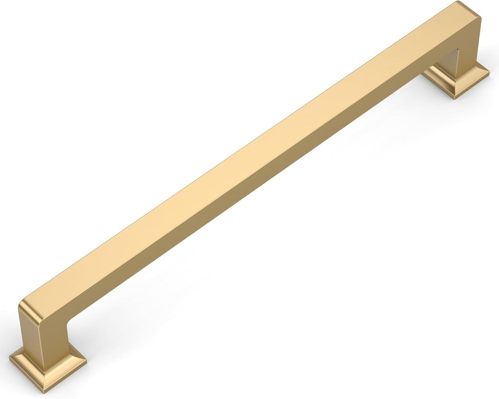 10 Pack Champagne Bronze Cabinet Pulls 8.8 Inch Centers Kitchen Hardware