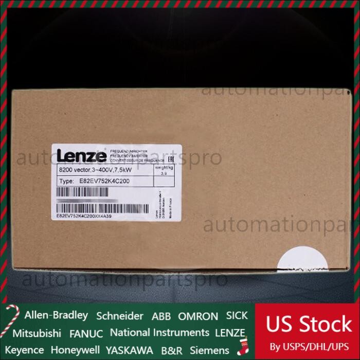 1PC New LENZE E82EV752K4C200 7.5kW Inverter In Box Expedited Shipping