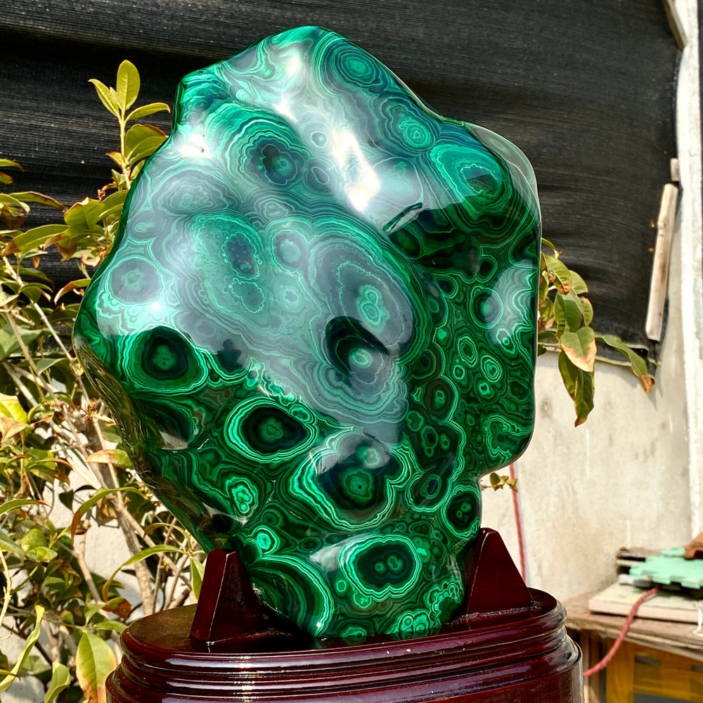 22.6LB Natural Polished Malachite Mineral freeform specimen Reiki Stone