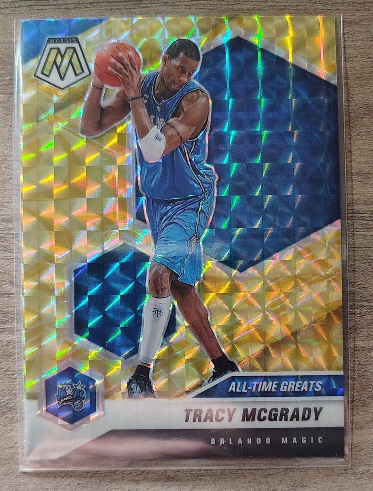 Tracy McGrady 2020-21 Mosaic Yellow All-Time Greats #287 Orlando Magic