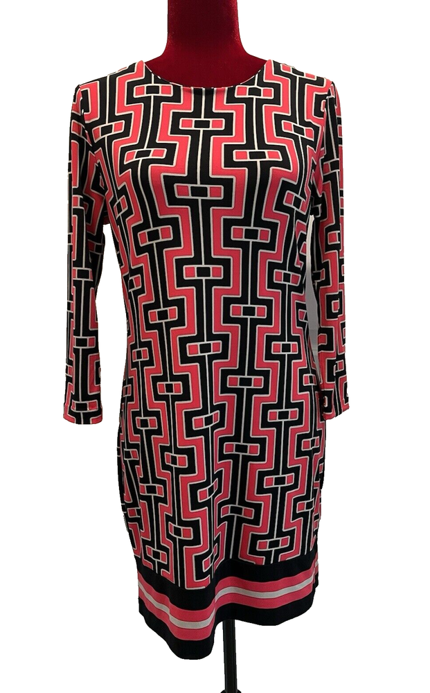 Michael Kors Geometric Pattern/Colorful & Comfy/Stretchy Dress Size 6P