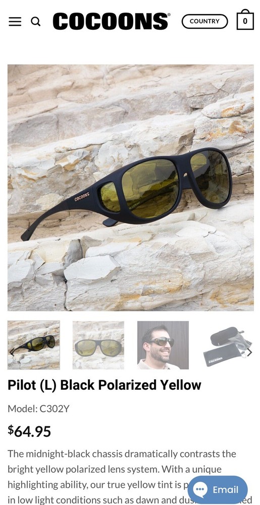 Cocoons FitOver Sunglasses for Comfortable UV Protection  