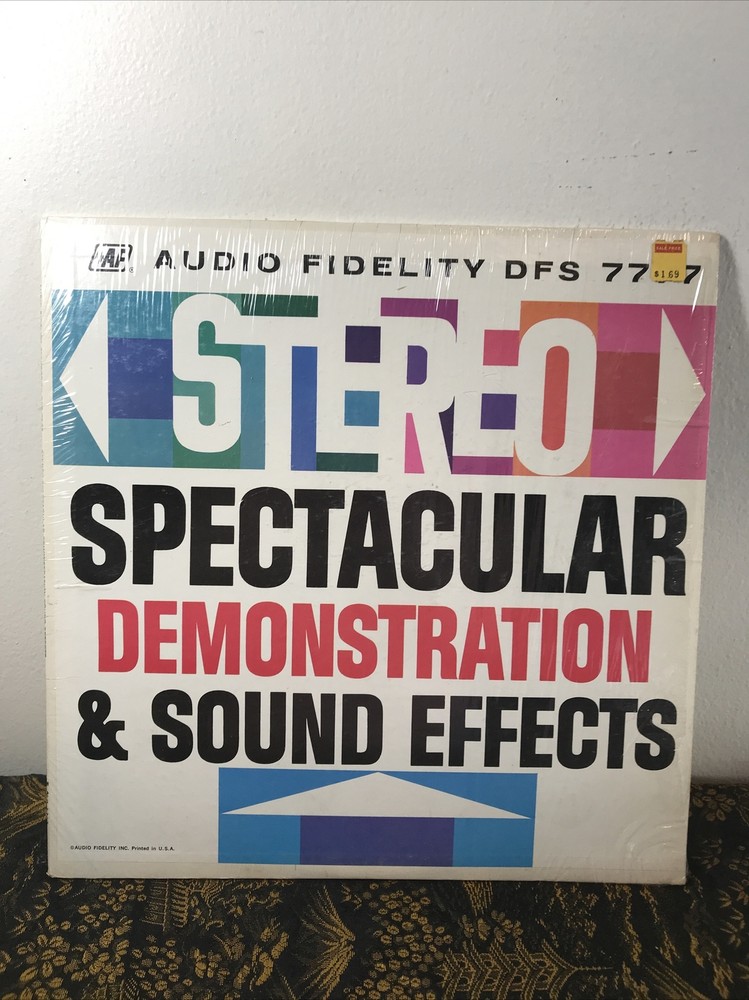 Stereo Spectacular Demonstration & Sound Effects - 1963 Vinyl LP VG+ Shrink
