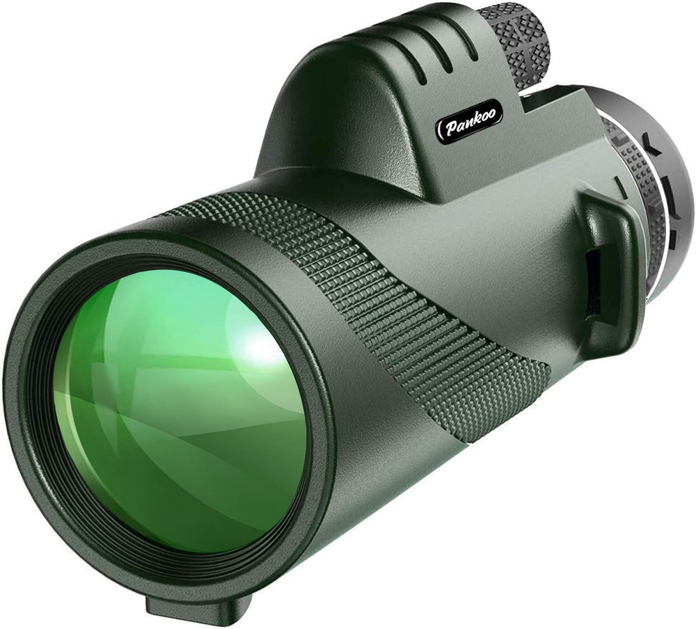 40X60 Monocular Telescope with Smartphone Holder& Tripod, High Power Nitrogen-Fi