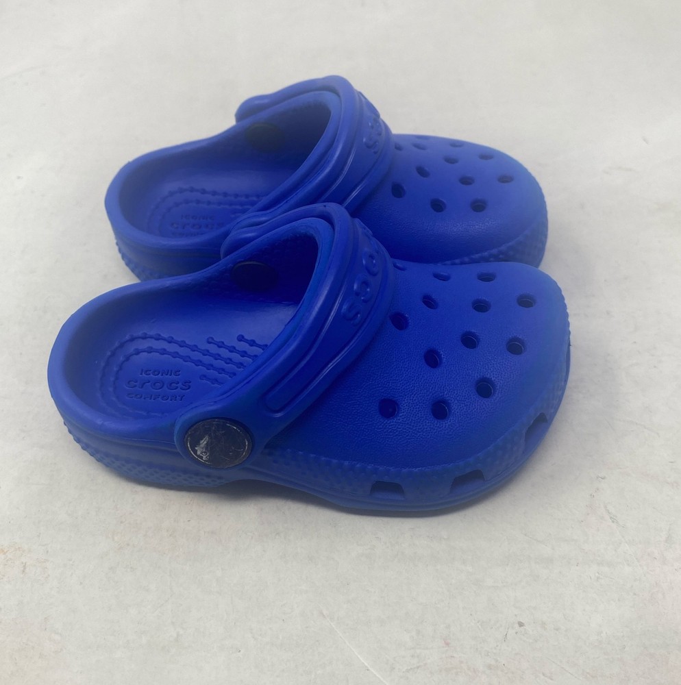 Crocs Kids Classic Clog (Toddler) - Blue Bolt - Size C5