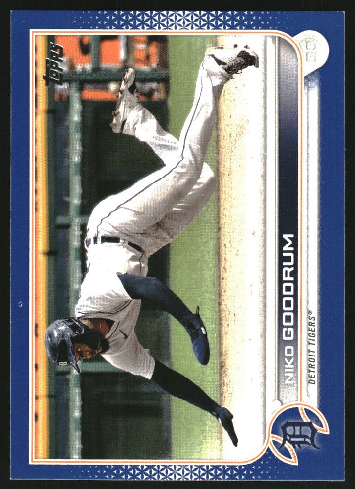 2022 Topps Royal Blue #573 Niko Goodrum