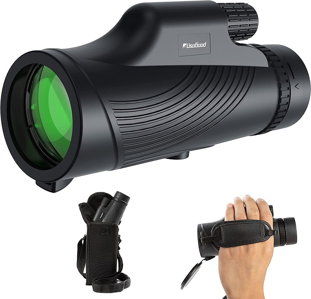 Compact Portable Monocular Telescope, 10x42 Monoculars for Adults, Bird Watching