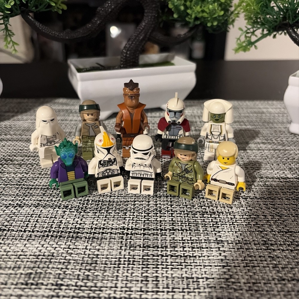 Lego Star Wars Minfigure Lot Of 10 Top Tier Figs (expensive / Rare)