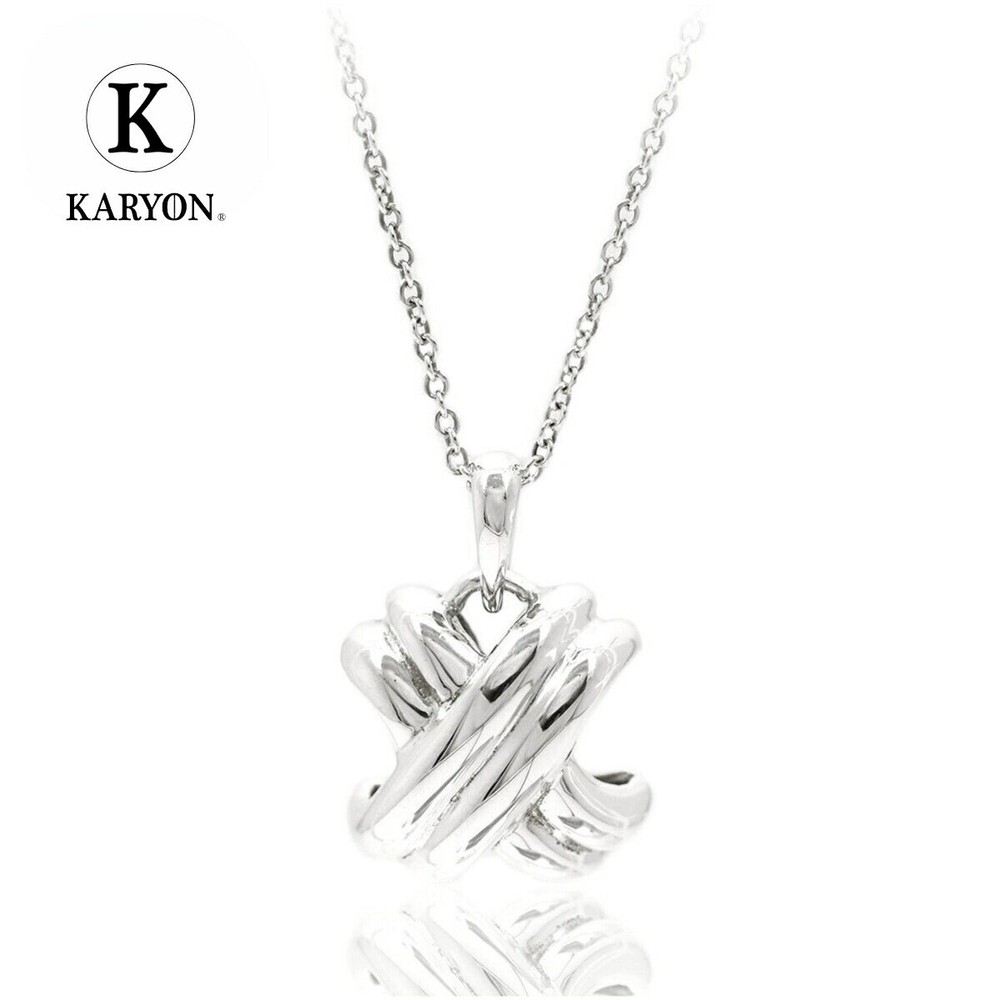 Tiffany & Co Signature Silver Pendant Necklace for Women