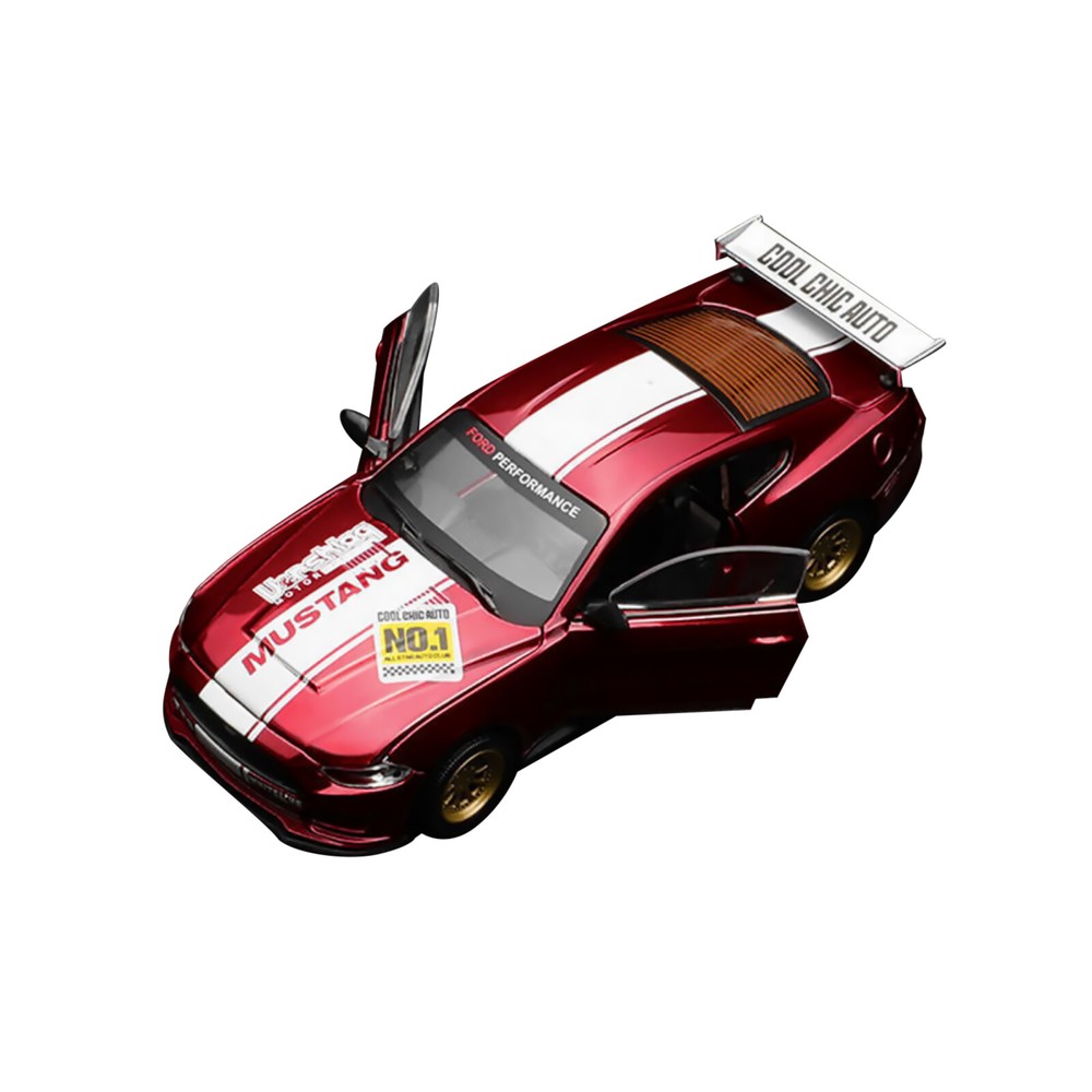 Car Diecast Toy Car Assembly Kit Kids For Ford Mustang GT 2018 Sports Car 1/42 l