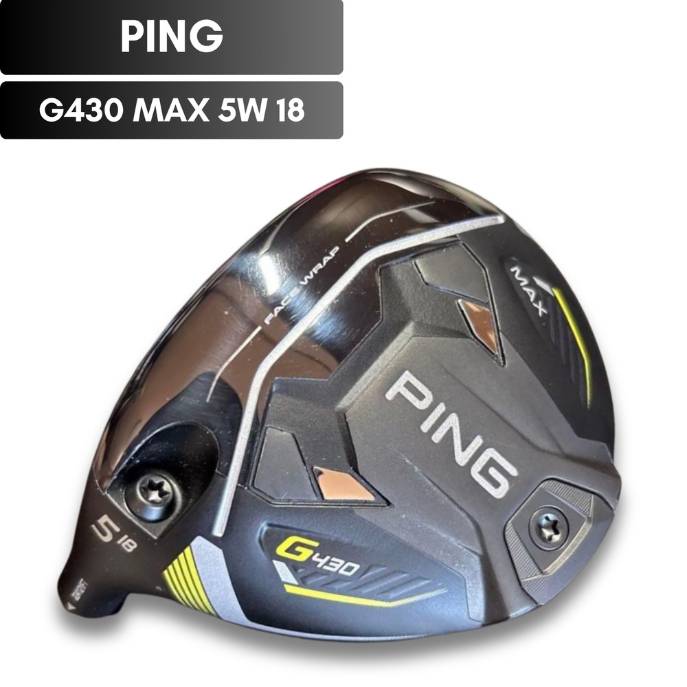 PING G430 MAX 5W 18 Fairway Wood Head Only Left Hand USED D2287
