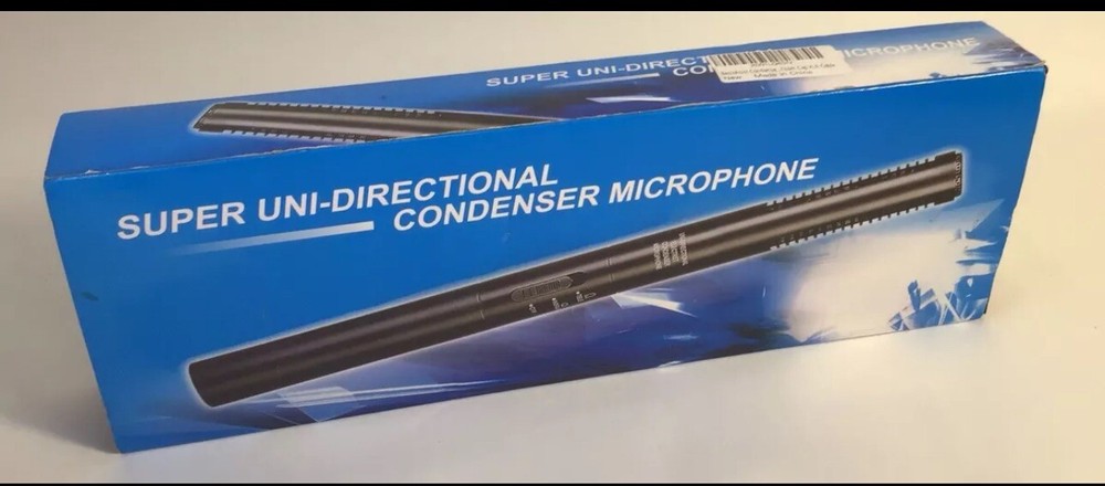 Bestshoot Condenser Foam Cap Super Unidirectional Microphone Never Used