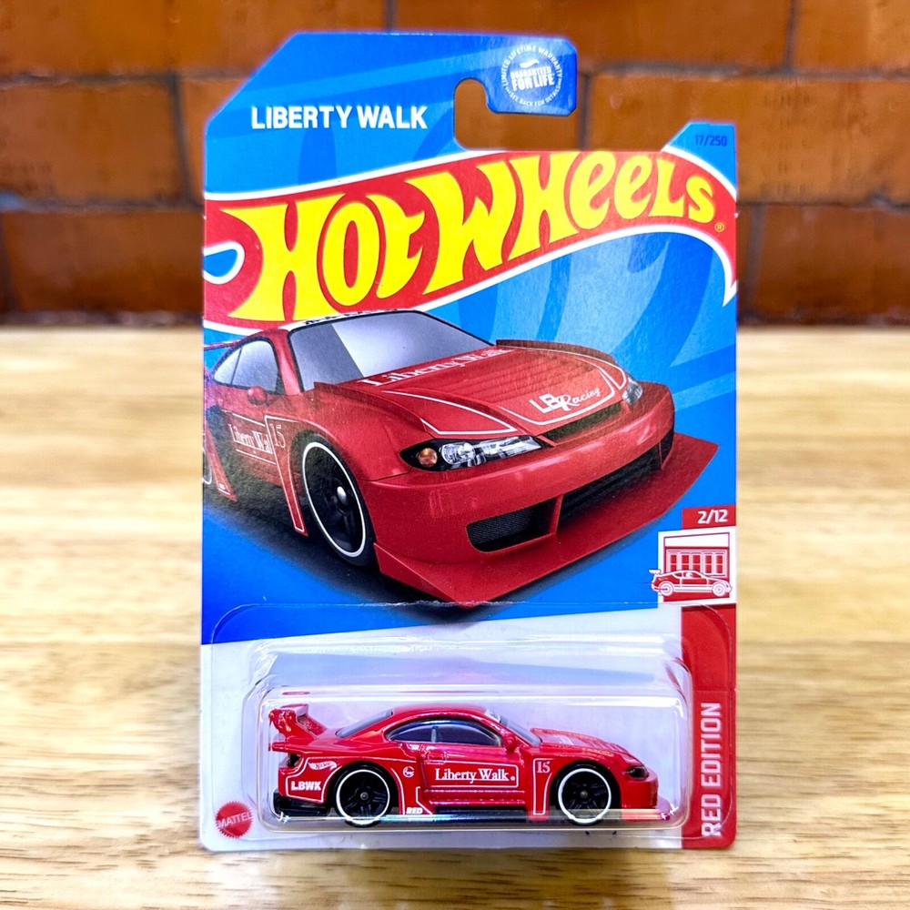 Hot Wheels LB Super Silhouette Nissan Silvia S15 Red Liberty Walk Edition