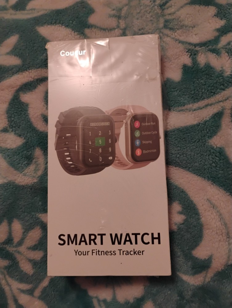 Smart watch with fitness tracking for active lifestyles