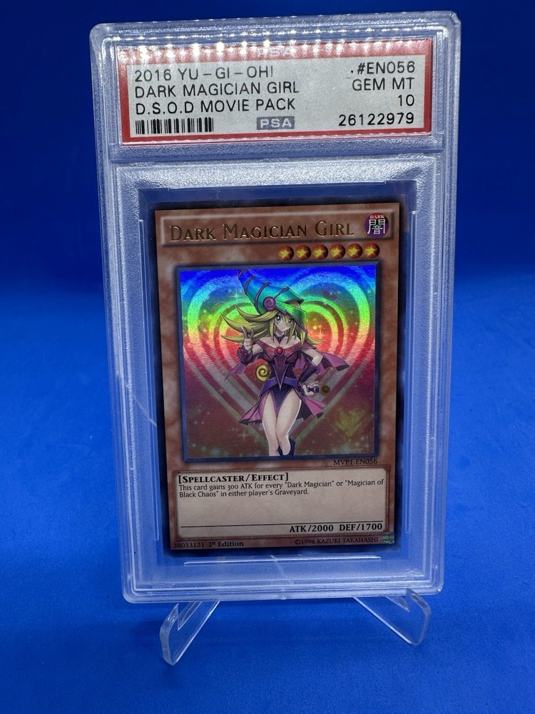 2016 Yu-Gi-Oh Dark Magician Girl MVP1-EN056 PSA 10 Gem Mint