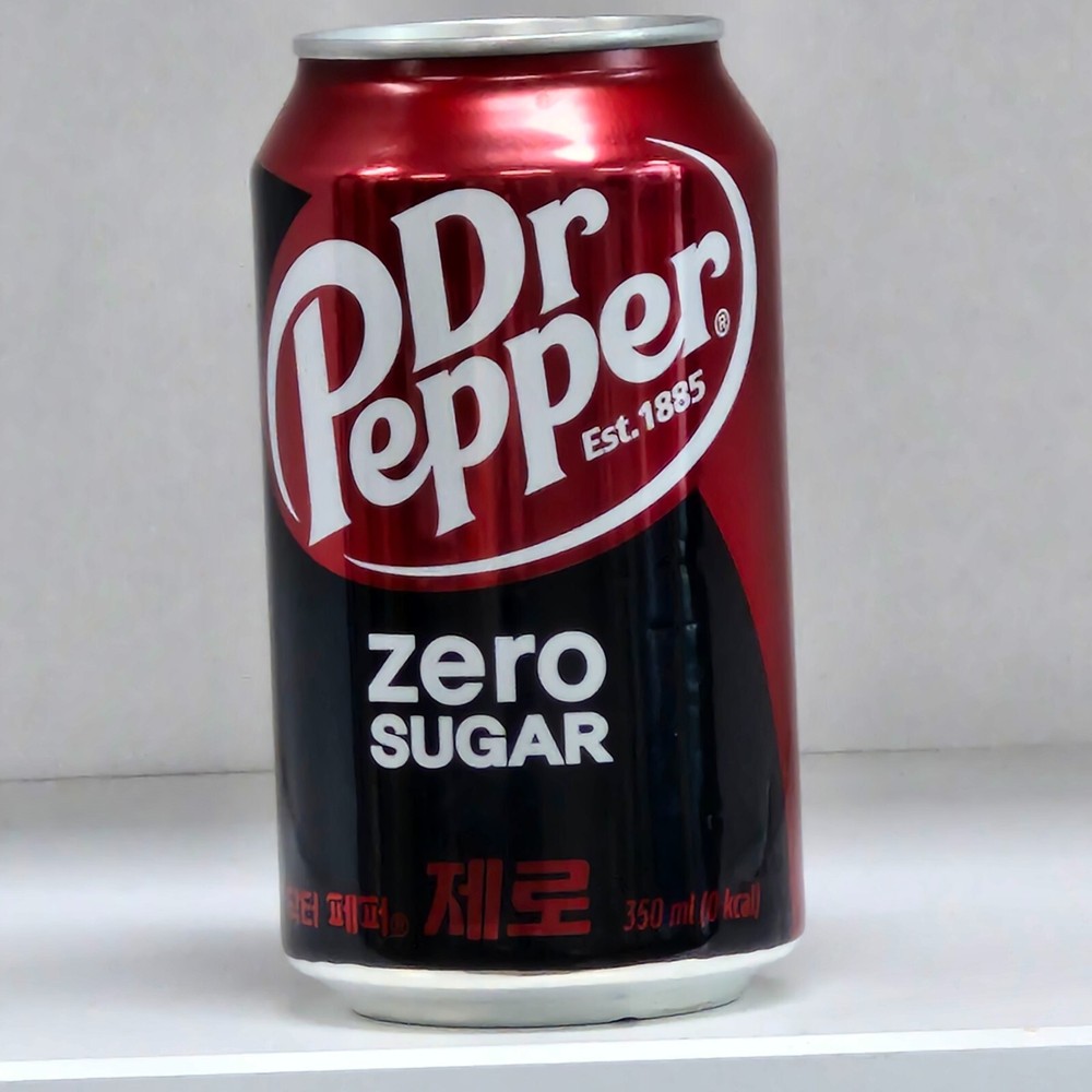 Coca Cola Dr Pepper ZERO Sugar Empty 350ml Can