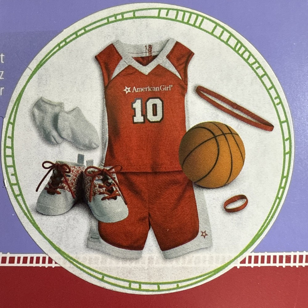 AMERICAN GIRL DOLL Shooting Star Basketball Uniform Shoes Outfit Set