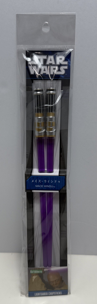 Star Wars MACE WINDU Purple Lightsaber Chopsticks by Kotobukiya NON Light up
