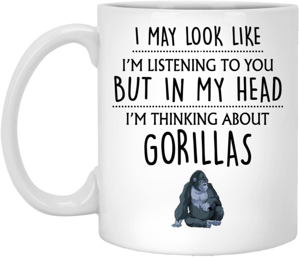 Gorilla Gift, Gorilla Mug, Gorilla Lover Gift, Funny Gorilla Gifts, Gifts for Go