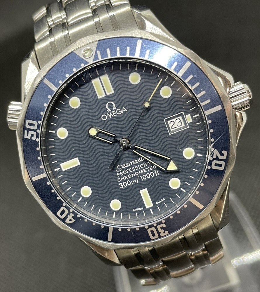 OMEGA Seamaster 2531.80.00 Cal.1120 Blue Dial Automatic Men's_C0329-W014